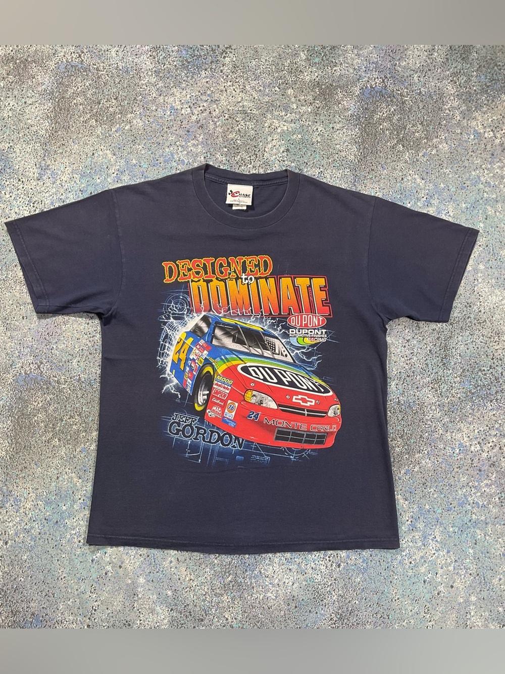 Vintage Jeff Gordon #24 DuPont NASCAR Racing T Shirt USA Made Large